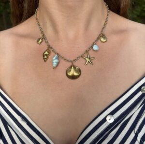 Collier Coquillage & Tortue